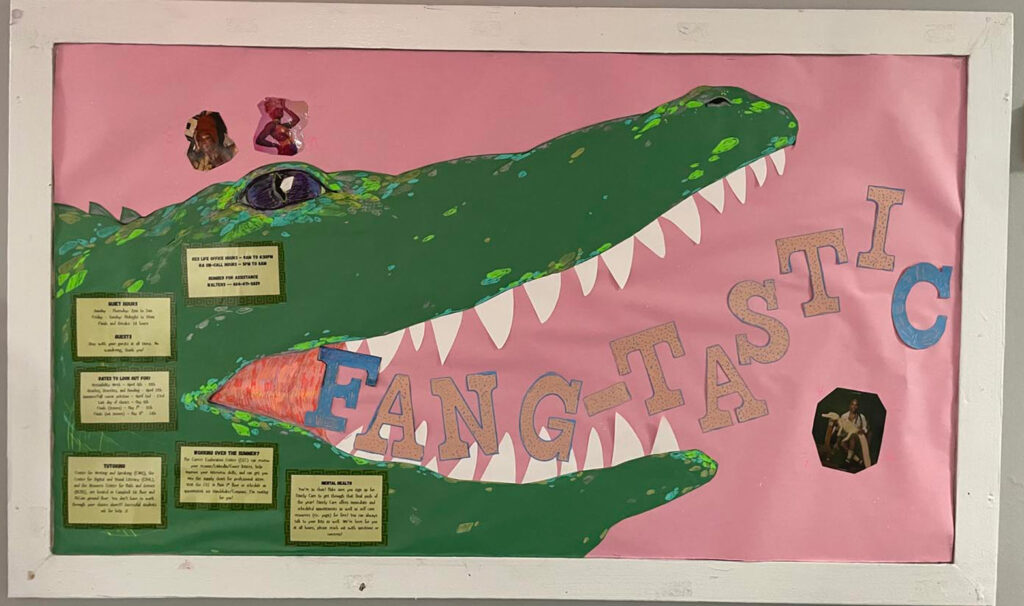 A Doechii themed bulletin to inform residents.